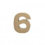 Create Craft Small Number -10cm - 6 -1pc image
