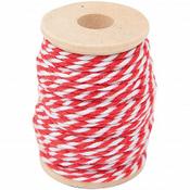 Cotton Twine Red/White 15 Metres