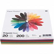 Origami Basic 15 x 15cm 200 sheets 20 Colours image