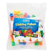 Clever Kidz Bag 100 Coloured Linking Cubes