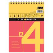 Daler Rowney Red &amp; Yellow Spiral A4 150G 25Sheet image