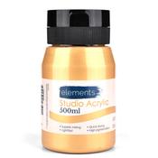 Elements 500ml Studio Acrylic Gold image