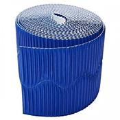 Royal Blue Plain Scalloped Edge Bordette 57mm x 15m