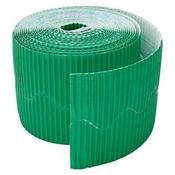 Green Plain Scalloped Edge Bordette 57mm x 15m image
