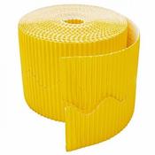 Yellow Plain Scalloped Edge Bordette 57mm x 15m
