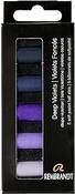 Royal Talens Rembrandt Soft Pastels - Half Size - Deep Violets - 5 Assorted Colours image