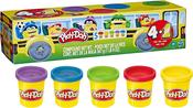 PLAY DOH 4+1 FREE 112G POTS image