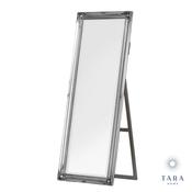 Chateau Wide Cheval Mirror - Silver