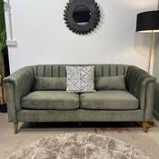 Bronte 3 Seater Sofa - Moss Green image