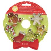 Christmas Cookie Cutters Set of 6 image