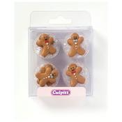 Christmas Sugar Decorations - Gingerbread Men