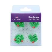 Christmas Sugar Decorations - Holly &amp;amp; Berry