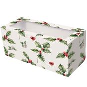 Christmas Log Box Holly Bulk 20/Pack image