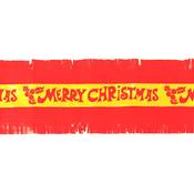 Classic Merry Christmas Cake Frill Bulk