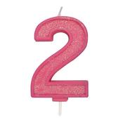 Pink Number Candle - 2 image