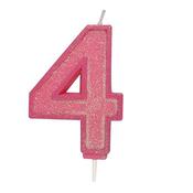 Pink Number Candle - 4 image