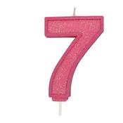 Pink Number Candle - 7 image