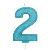 Blue Number Candle - 2 image