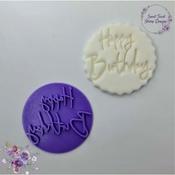 Sweet Treat Embossing Stamp - Happy Birthday