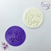 Sweet Treat Embossing Stamp - It's a Boy