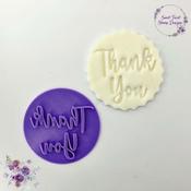 Sweet Treat Embossing Stamp - Thank You