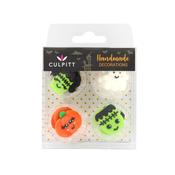 Halloween Sugar Decorations - Cute Faces