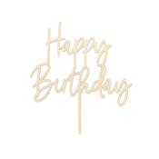 Birthday Cake Topper - PartyDeco Wooden image
