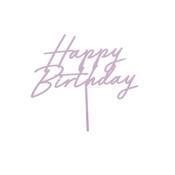 Birthday Cake Topper - PartyDeco Lilac