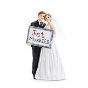 Wedding Cake Topper - Just Married image