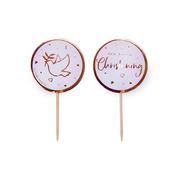 Cake Topper Pics - Rose Gold Christening