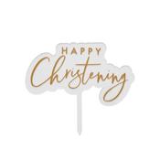 Cake Topper - Happy Christening