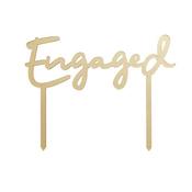 Cake Topper - Engaged image