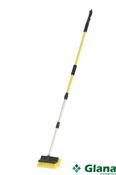HILLBRUSH Professional, Waterflow Broom Fitted with Extended Handle, 250mm x 3000mm - Glana