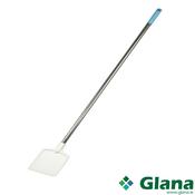 HILLBRUSH Paddle, Stainless Steel Handle, 200mm x 152mm x 1524mm, -20ºC to 260ºC, Blue - Glana