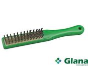 Hillbrush Professional Stainless Steel Wire Scratch RESIN SET DRS® 279 mm - Glana