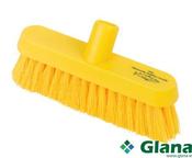 HILLBRUSH Professional, Flat Sweeping Broom , Medium, Polyester, 230mmyester, Medium - Glana