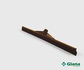 HILLBRUSH Squeegue Ultra Hygienic ,Single Blade, 600mm, Brown - Glana