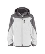 DASSY® CLASSIC Jakarta Women Two-Tone White Softshell Jacket Crafted for Durability and Comfort Product Variation - Glana image