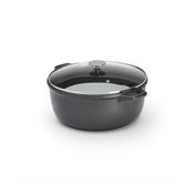 Sizzle and Simmer with DE BUYER Choc Extreme Round Non Stick Stewpan  Perfect for Effortless Cooking and Flavorful Creations, Available in Ø24cm or Ø28cm - Glana
