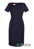 Distinct Mood Bordeaux Dress by BROOK TAVERNER, Corporate Style in 3 Colours - Glana image