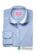 Professionalism BROOK TAVERNER Mirabel Stretch Women's Oxford Shirt, 7 Colours - Glana image