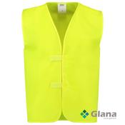 Protective TRICORP No Stripes Safety Vest Orange Yellow 120gsm - Glana image