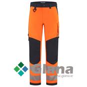 Dynamic TRICORP Hi-Vis 4-Way Stretch Work Trousers with Knee Reinforcement - Glana image