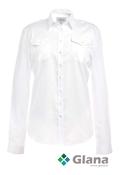 Sleek BROOK TAVERNER Messina Ladies' White Pilot Shirt 100% Cotton - Glana image