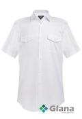 Tailored BROOK TAVERNER Stintino White Cotton Shirt for Corporate Wear - Glana image