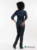 CHAUD DEVANT Blue Denim Stretch Shirt Women - Glana image