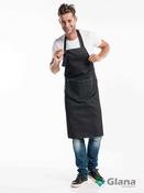 CHAUD DEVANT Bib Apron Denim Benefit From Four Colours - Glana image