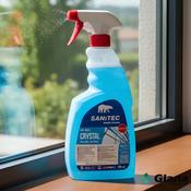 Sparkling SANITEC Crystal Glass Cleaner, 750ml - Streak Free Shine - Glana image