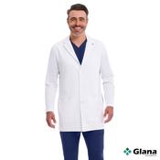 Professional Healing Hands HH Lab Logan Men's Consultation Coat in White - Glana image