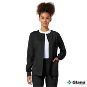 Trendsetting Cherokee Professional Scrubs CK WW Revolution Women's Snap-Front Warm-Up Jacket – 4 Colours - Glana image
